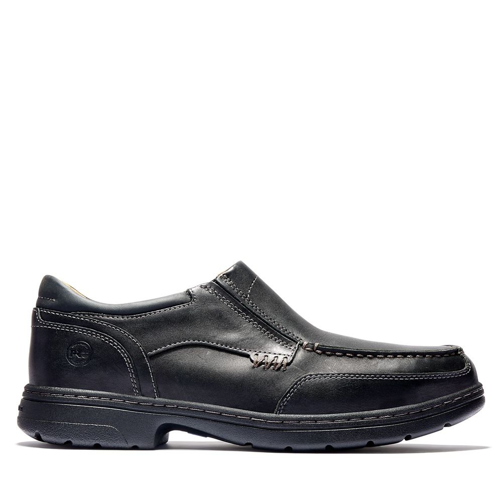 Zapatos De Seguridad Timberland Hombre Pro® Branston Esd Slip-On Alloy Toe Negras - Chile WKD-814953